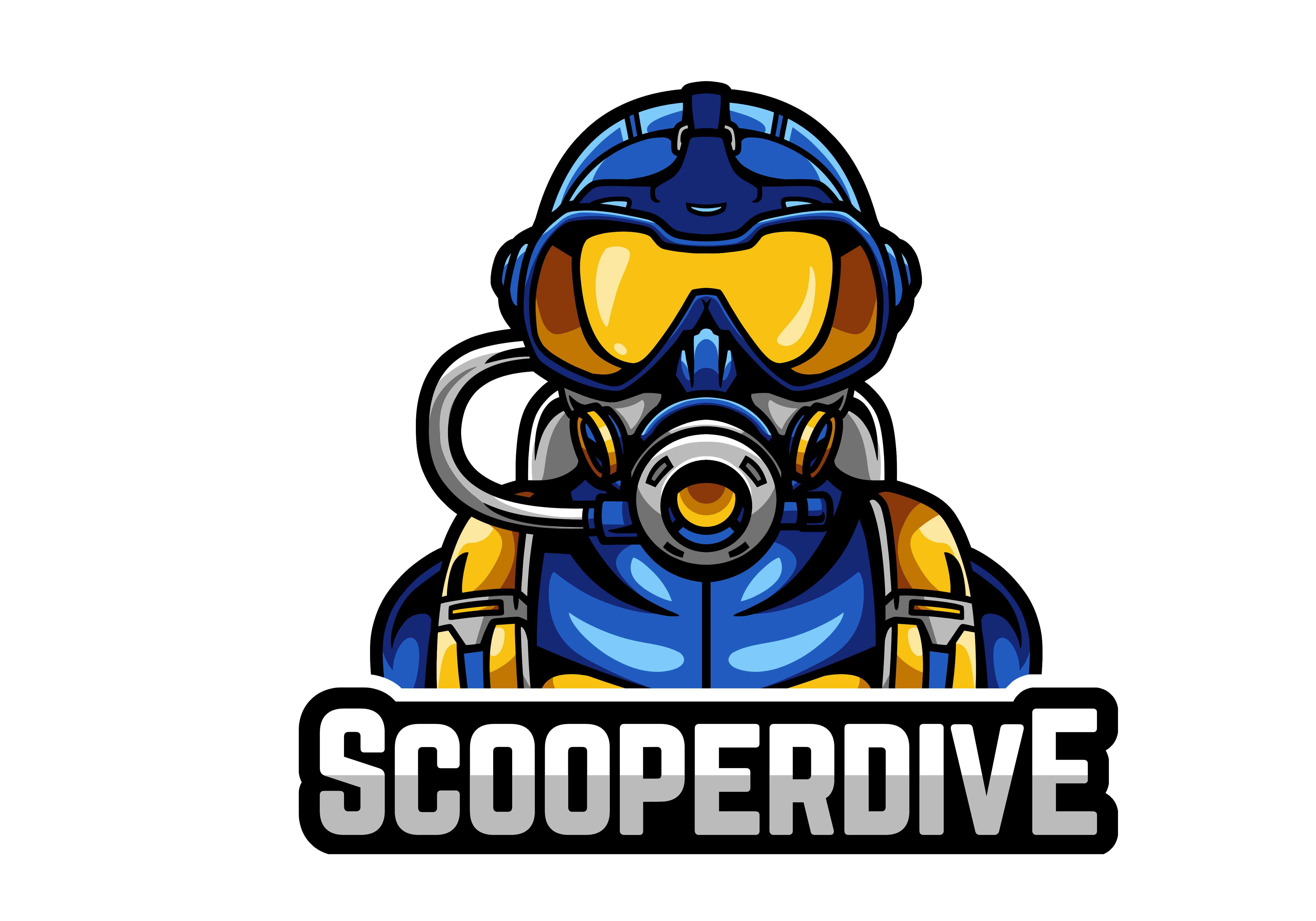 The official Scooperdive LTD logo.